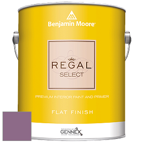 Benjamin Moore 547 Regal Select Waterborne Interior Flat Finish краска цвет 1371 Plum Perfect
