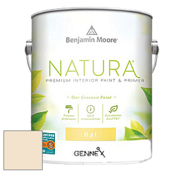 Benjamin Moore 514 Natura Interior Semi-Gloss Finish краска цвет 915 Cameo White
