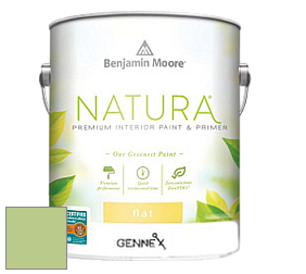 Benjamin Moore 514 Natura Interior Semi-Gloss Finish краска цвет 425 Lime Twist