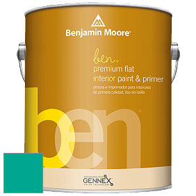 Benjamin Moore Ben W625 Premium Interior Latex Flat краска цвет NCS S 2060-B70G 