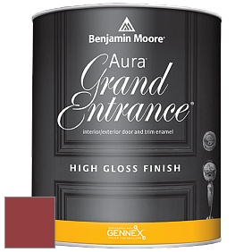 Benjamin Moore Aura 148 Grand Entrance High Gloss эмаль цвет 2004-10 Deep Rose
