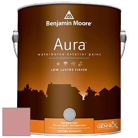 Benjamin Moore Aura 634 Waterborne Exterior Low Lustre Finish краска цвет 2088-50 Cool Lava