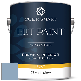 COLOR SMART CS 745 ELIT PAINT глубокоматовая моющаяся краска цвет 830 Harlequin Blue