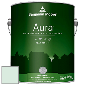 Benjamin Moore Aura 629 Waterborne Exterior Flat Finish краска цвет 849 Carried Away