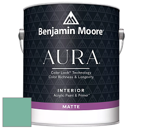Benjamin Moore Aura 522 Interior Paint - Matte краска цвет 2041-40 Juneau Spring