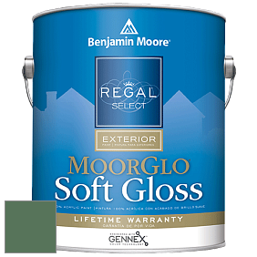 Benjamin Moore W096 Regal Select Exterior Paint-Moor GloSoft Gloss Finish краска цвет 567 Balsam