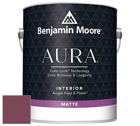 Benjamin Moore Aura 522 Interior Paint - Matte краска цвет 2083-20 Cranberry Cocktail