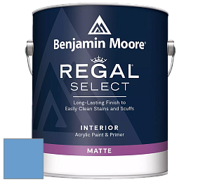 Benjamin Moore 548 IRegal Select Interior Paint - Matte краска цвет 817 Brazilian Blue