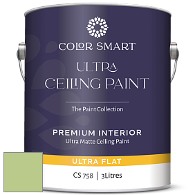 COLOR SMART CS 758 ULTRA CEILING PAINT ультраматовая краска цвет 425 Lime Twist