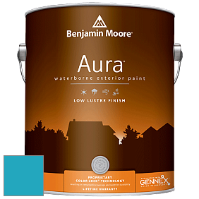 Benjamin Moore Aura 634 Waterborne Exterior Low Lustre Finish краска цвет 769 Dream I Can Fly