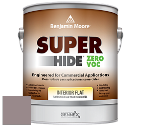 Benjamin Moore 355 Super Hide Zero Voc Interior Flat краска цвет 2114-40 Wet Concrete