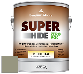 Benjamin Moore 355 Super Hide Zero Voc Interior Flat краска цвет 474 Mistletoe