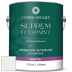 COLOR SMART CS 619 SUPREM ECO PAINT матовая краска цвет OC-151 White