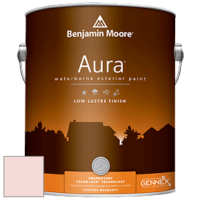 Benjamin Moore Aura 634 Waterborne Exterior Low Lustre Finish краска цвет 888 Valentine Memories