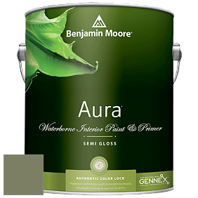 Benjamin Moore Aura 528 Waterborne Interior Semi-gloss Finish краска цвет HC-122 BM HC-122