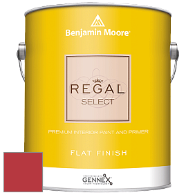 Benjamin Moore 547 Regal Select Waterborne Interior Flat Finish краска цвет 2000-10 Red