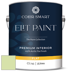 COLOR SMART CS 745 ELIT PAINT глубокоматовая моющаяся краска цвет NCS S 0530-G40Y 