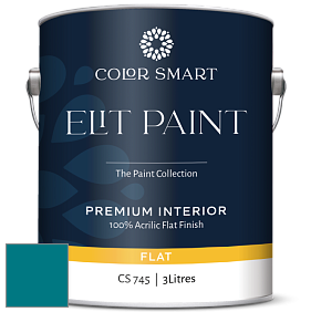COLOR SMART CS 745 ELIT PAINT глубокоматовая моющаяся краска цвет NCS S 4050-B20G 