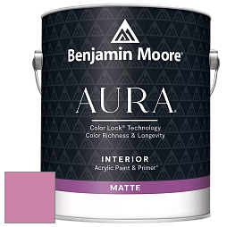 Benjamin Moore Aura 522 Interior Paint - Matte краска цвет 2078-40 Paradise Pink