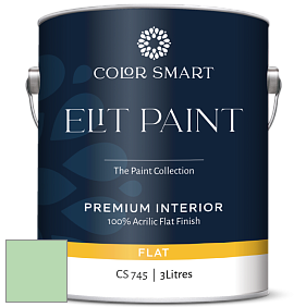 COLOR SMART CS 745 ELIT PAINT глубокоматовая моющаяся краска цвет RAL 6019 