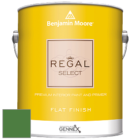Benjamin Moore 547 Regal Select Waterborne Interior Flat Finish краска цвет 2034-20 Vine Green