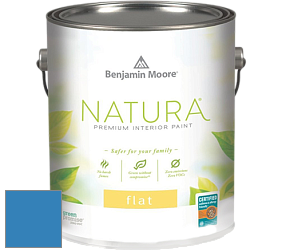Benjamin Moore 512 Natura Interior Flat Finish матовая краска цвет RAL 5012 