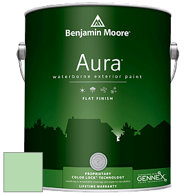 Benjamin Moore Aura 629 Waterborne Exterior Flat Finish краска цвет 571 Lotus Flower