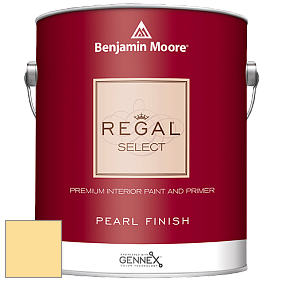 Benjamin Moore 550 Regal Select Waterborne Interior Pearl Finish краска цвет 2020-50 Mellow Yellow