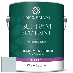COLOR SMART CS 619 SUPREM ECO PAINT матовая краска цвет 1633 Brittany Blue