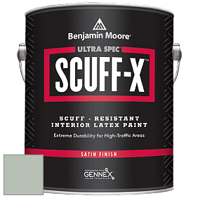 Benjamin Moore 486 Ultra Spec SCUFF-X Interior Satin Finish краска цвет 459 Woodland Green