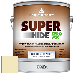 Benjamin Moore 357 Super Hide Zero Voc Interior Eggshell краска цвет OC-108 Pale Moon
