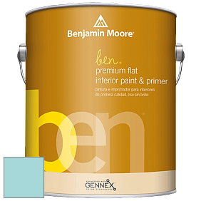 Benjamin Moore Ben W625 Premium Interior Latex Flat краска цвет 751 Sea Isle