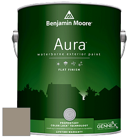 Benjamin Moore Aura 629 Waterborne Exterior Flat Finish краска цвет AF-155 