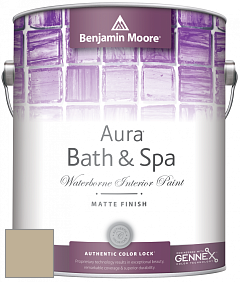 Benjamin Moore Aura 532 Bath & Spa Waterborne Interior Paint Matte Finish краска цвет HC-82 BM HC-82