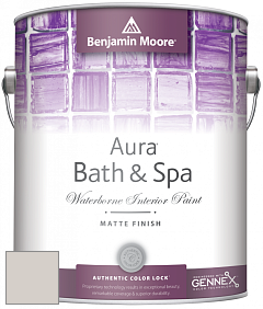 Benjamin Moore Aura 532 Bath & Spa Waterborne Interior Paint Matte Finish краска цвет NCS S 1502-Y50R 