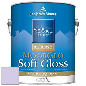 Benjamin Moore W096 Regal Select Exterior Paint-Moor GloSoft Gloss Finish краска цвет 2071-60 Lily Lavender