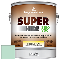 Benjamin Moore 355 Super Hide Zero Voc Interior Flat краска цвет 584 St. John's Bay