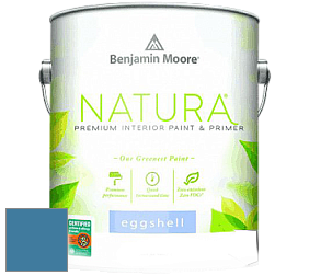 Benjamin Moore 513 Natura Interior Eggshell Finish краска с блеском цвет 804 Chicago Blues