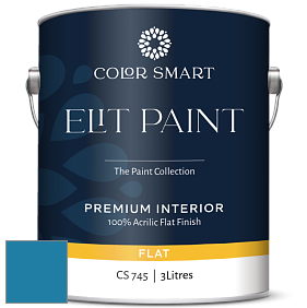 COLOR SMART CS 745 ELIT PAINT глубокоматовая моющаяся краска цвет 784 Blue Macaw