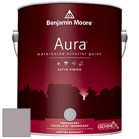 Benjamin Moore Aura 631 Waterborne Exterior Satin Finish краска цвет 2113-50 Mauve Desert