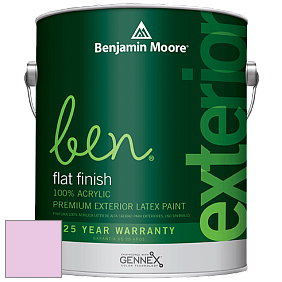 Benjamin Moore Ben 541 Waterborne Exterior Flat Finish краска цвет 2077-60 Valentine's Day