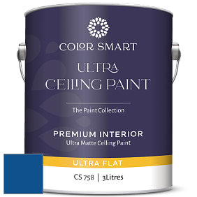 COLOR SMART CS 758 ULTRA CEILING PAINT ультраматовая краска цвет RAL 5017 
