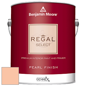 Benjamin Moore 550 Regal Select Waterborne Interior Pearl Finish краска цвет 088 Summer Peach Tree