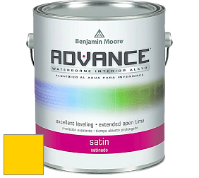 Benjamin Moore 792 Advance Interior Paint-Satin эмаль цвет 2022-30 Bright Yellow