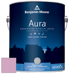 Benjamin Moore Aura 632 Waterborne Exterior Semi-Gloss Finish краска цвет 2083-50 Pink Pansy