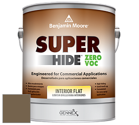 Benjamin Moore 355 Super Hide Zero Voc Interior Flat краска цвет AF-120 