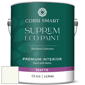 COLOR SMART CS 619 SUPREM ECO PAINT матовая краска цвет RAL 9010 