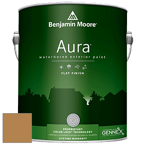 Benjamin Moore Aura 629 Waterborne Exterior Flat Finish краска цвет 196 Goldenhurst