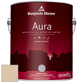 Benjamin Moore Aura 631 Waterborne Exterior Satin Finish краска цвет 959 Antique Parchment