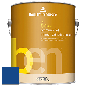 Benjamin Moore Ben W625 Premium Interior Latex Flat краска цвет RAL 5005 